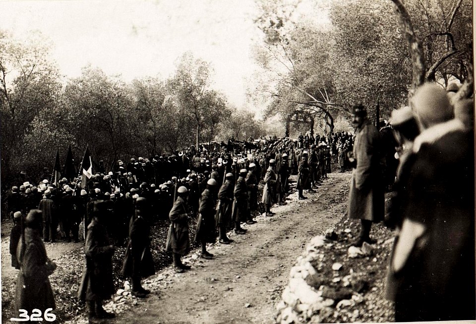 Empfang in Kruja. (BildID 15571841)