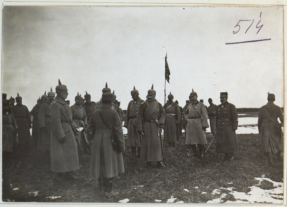 Empfang von Kaiser Wilhelm II. bei der 38.Honvedinfanteriedivision, Meldung des vertretenden Divisionärs (BildID 15438768)