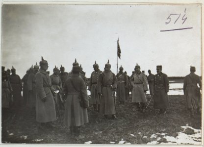 Empfang von Kaiser Wilhelm II. bei der 38.Honvedinfanteriedivision, Meldung des vertretenden Divisionärs (BildID 15438768)