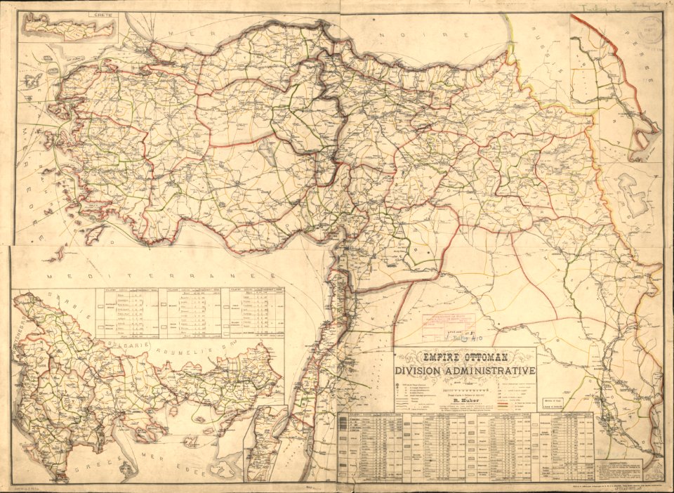 Empire Ottoman division administrative