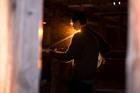 Guy musician light