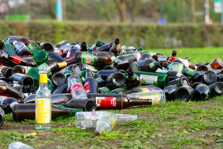 Throw away society environmental protection recycling photo