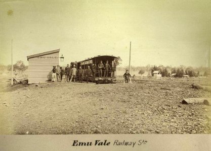 Emu Vale railway station, ca. 1890