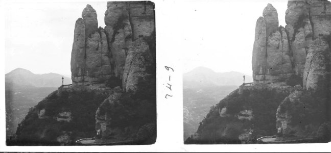En el camí de la cova a Montserrat