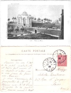 En Flandre - Lille – La Porte de Paris rº-vº,