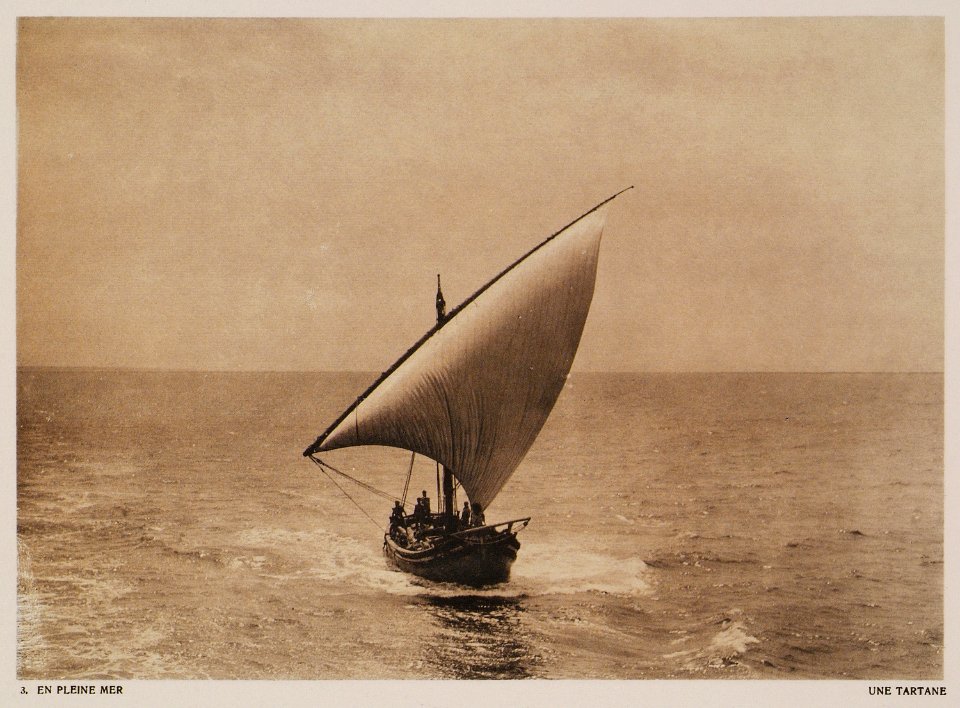 En pleine mer – Une tartane - Baud-bovy Daniel Boissonnas Frédéric - 1919