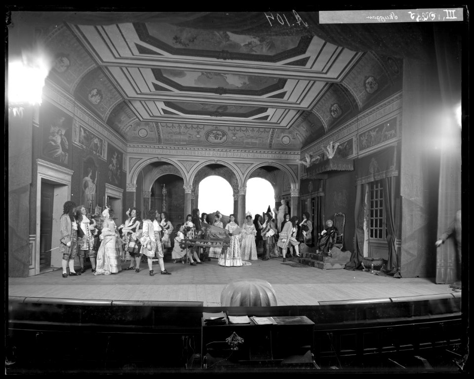 En skugga, Svenska teatern 1900. Föreställningsbild - SMV - SvT080