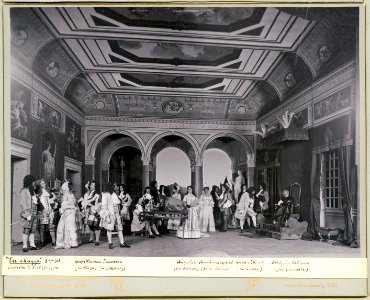 En skugga, Svenska teatern 1900. Föreställningsbild - SMV - H10 064