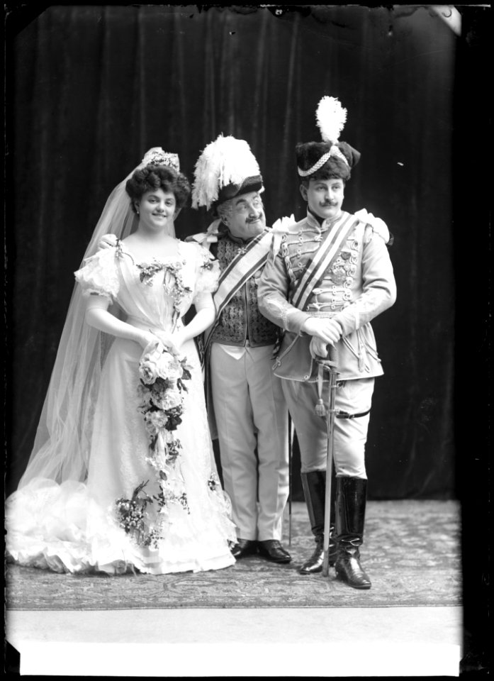 En valsdröm, Oscarsteatern 1908. Rollporträtt - SMV - GA019