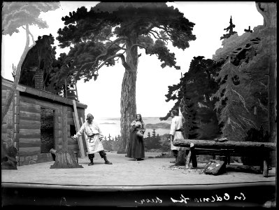 En ödemarkssaga, Dramatiska teatern 1901. Föreställningsbild - SMV - DrT029