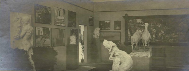 Ena od skupinskih razstav v paviljonu Riharda Jakopiča 1910-25 (4)