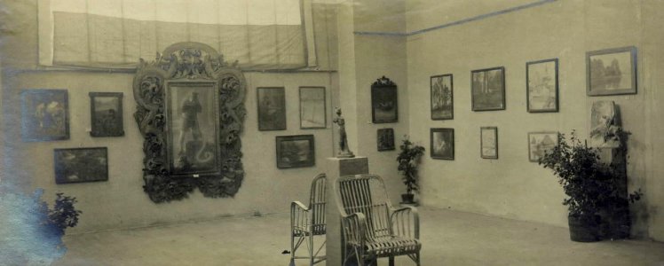 Ena od skupinskih razstav v paviljonu Riharda Jakopiča 1910 (2)