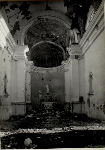 Enego. Italienischer Volltreffer auf einer Kirche. (BildID 15640263)