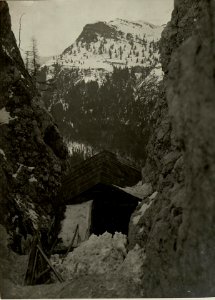 Endstation der Drahtseilbahn auf den Kleinen Malurch. Standpunkt, Kleine Malurchscharte nach Norden. (BildID 15466986)