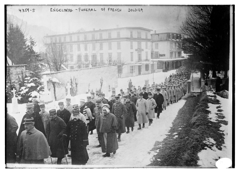 Engelberg, funeral of French soldier LCCN2014705639