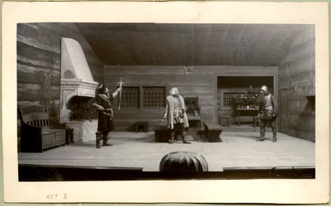 Engelbrekt, Svenska teatern 1901. Föreställningsbild - SMV - H14 018