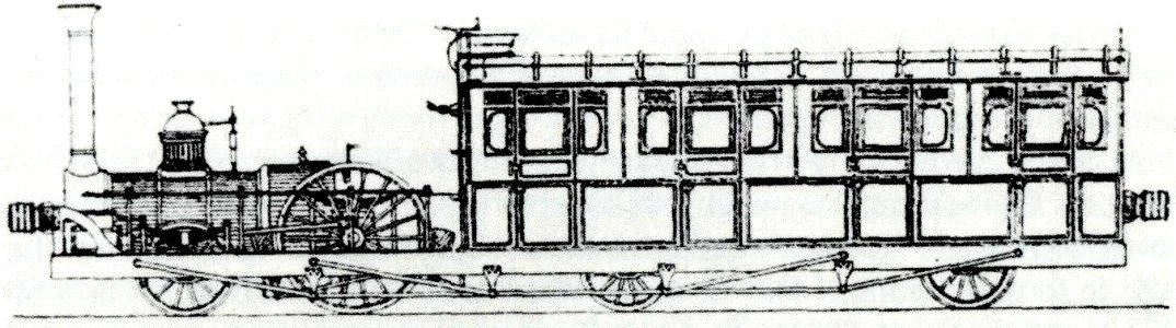 Enfield Bridges Adams steam railmotor