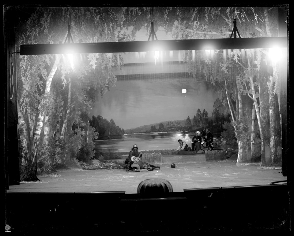 Engelbrekt, Svenska teatern 1901. Föreställningsbild - SMV - SvT083