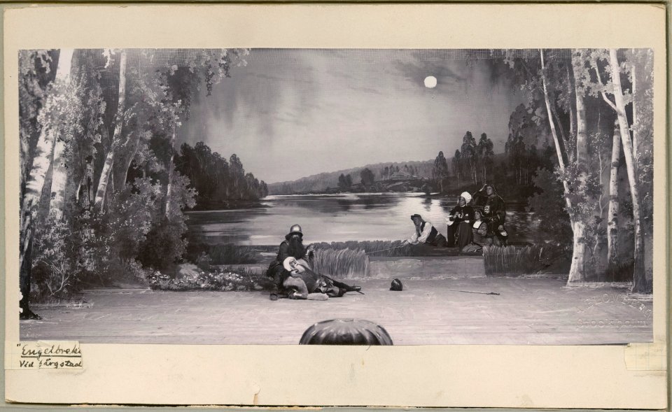 Engelbrekt, Svenska teatern 1901. Föreställningsbild - SMV - H14 019