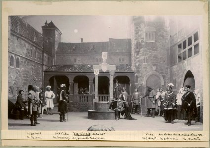 Engelbrekt, Svenska teatern 1901. Föreställningsbild - SMV - H14 016