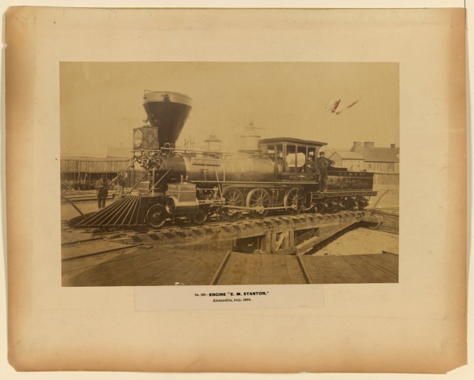 Engine E.M. Stanton, Alexandria, July 1864 LCCN2004680109