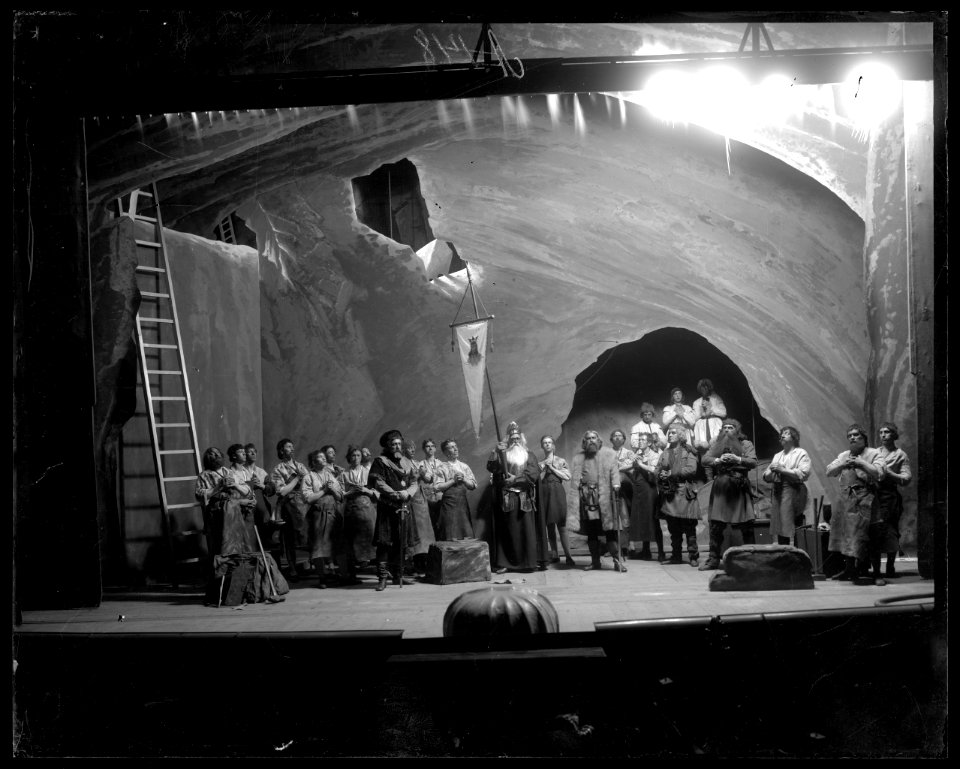 Engelbrekt, Svenska teatern 1901. Föreställningsbild - SMV - SvT081