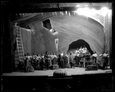 Engelbrekt, Svenska teatern 1901. Föreställningsbild - SMV - SvT081