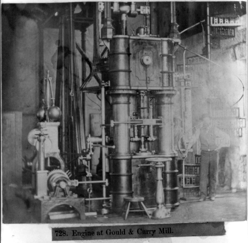 Engine at Gould and Curry Hill LCCN2002719269