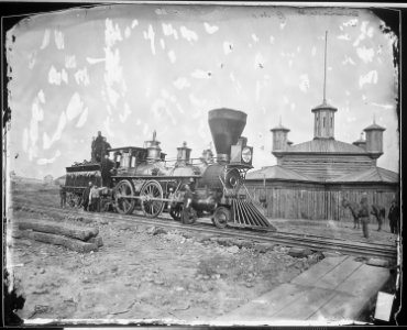 Engine No. 133, U.S. Military R.R., City Point, Va - NARA - 525072 photo