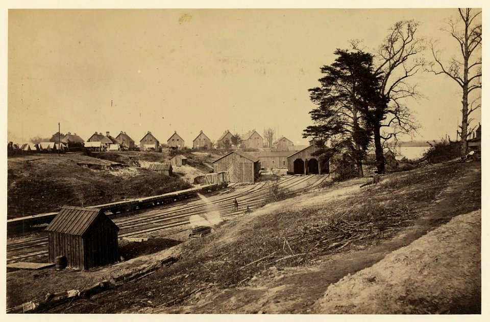 Engine house at City Point, VA., September 1, 1864 LCCN2005696863