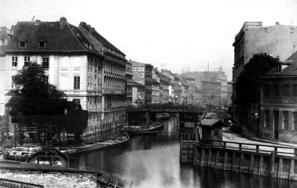 Gertraudenbrücke, Berlin 1880