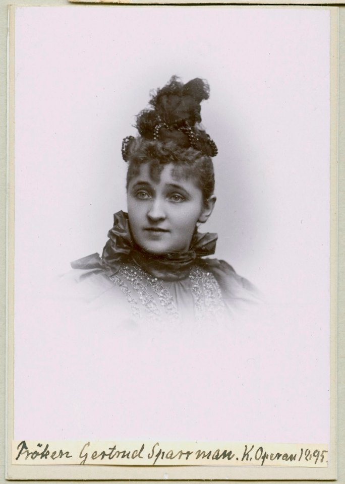Gertrud Sparrman, porträtt - SMV - H7 163