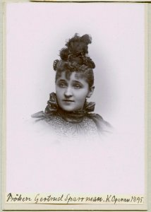 Gertrud Sparrman, porträtt - SMV - H7 163