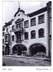 Geschäfshaus Bergerstraße 3 in Düsseldorf, erbaut 1899, Architekt Viktor Wolff, Bauherr Fischhandlung Karl Maaßen photo
