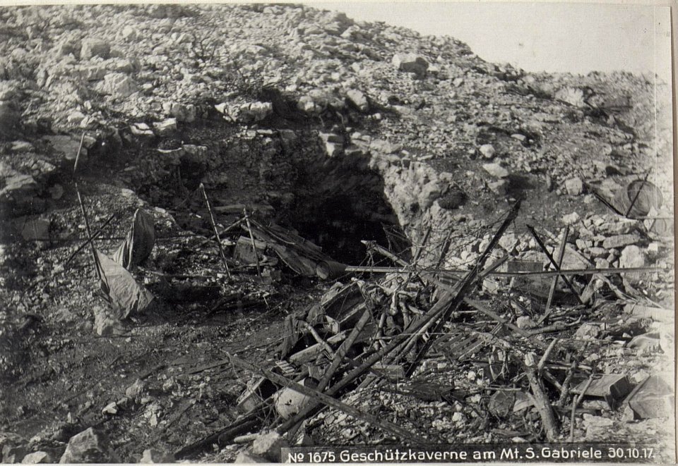 Geschützkaverne am Mt.S.Gabriele 30.10.17. (BildID 15608152)