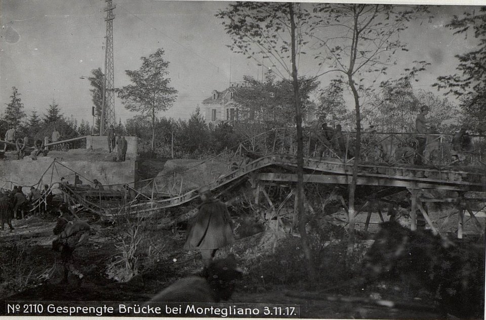 Gesprengte Brücke bei Mortegliano 3.11.17. (BildID 15611598)