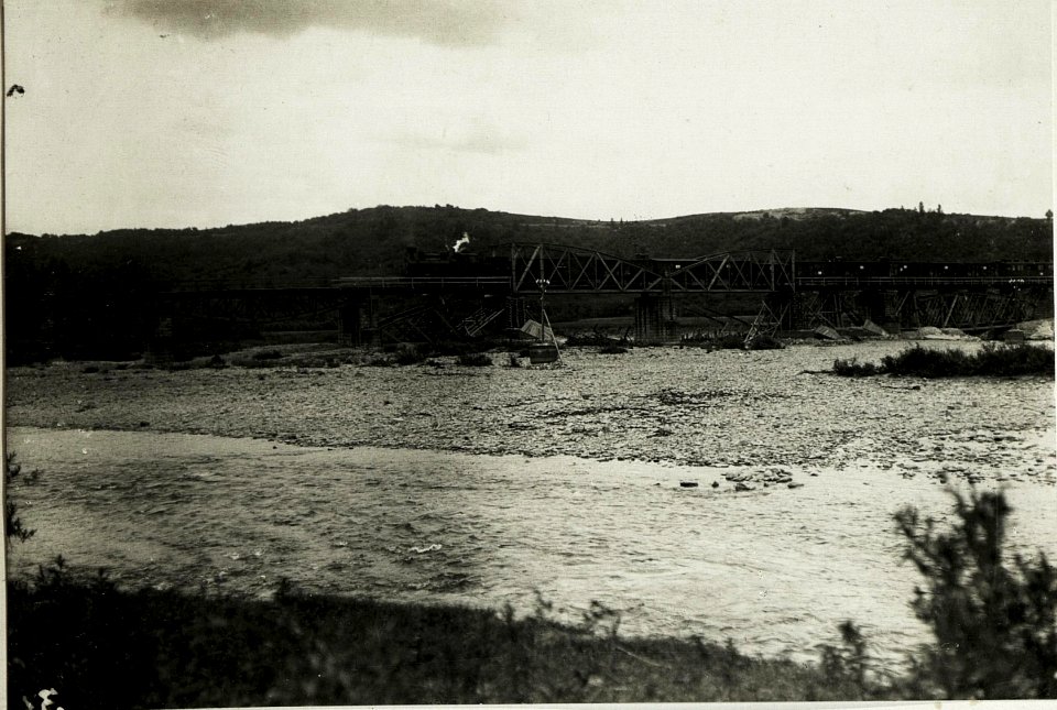Gesprengte Brücke bei Synowucko wyzne. (BildID 15430708)