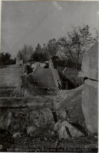 Gesprengte Brücke bei S.Andrat 3.11.17. (BildID 15611612)