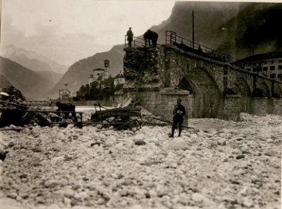 Gesprengte Brücke in Chiusaforte. (BildID 15507318)