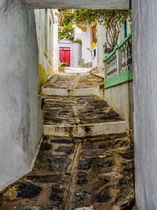 Village street alley