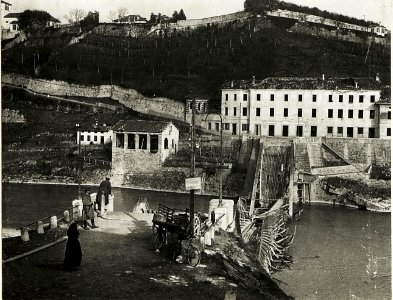Gesprengte Straße bei Belluno. (BildID 15417578)