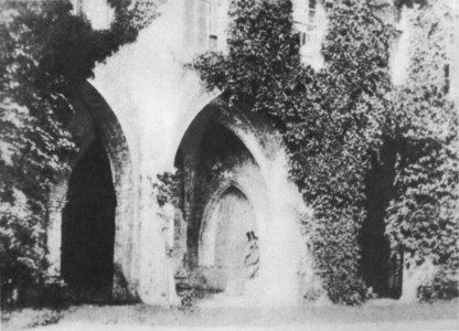 England monastery in Lacock Abbei 1844 by Talbot photo