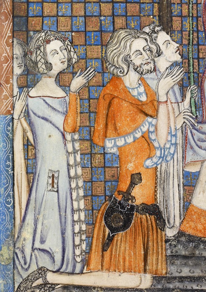 English - Book of Hours - Walters W105 - Obverse Detail