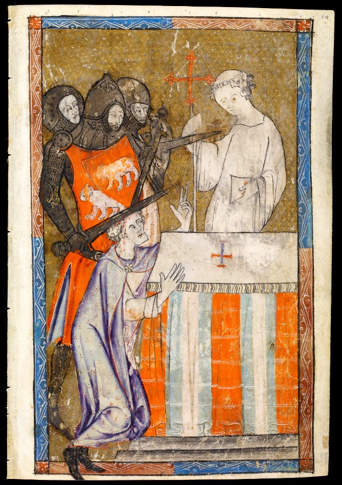 English - Leaf from Book of Hours - Walters W10514R