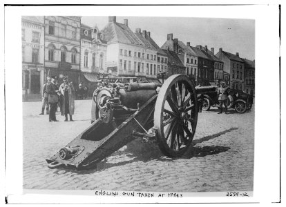 English gun taken at Ypres LCCN2014699585