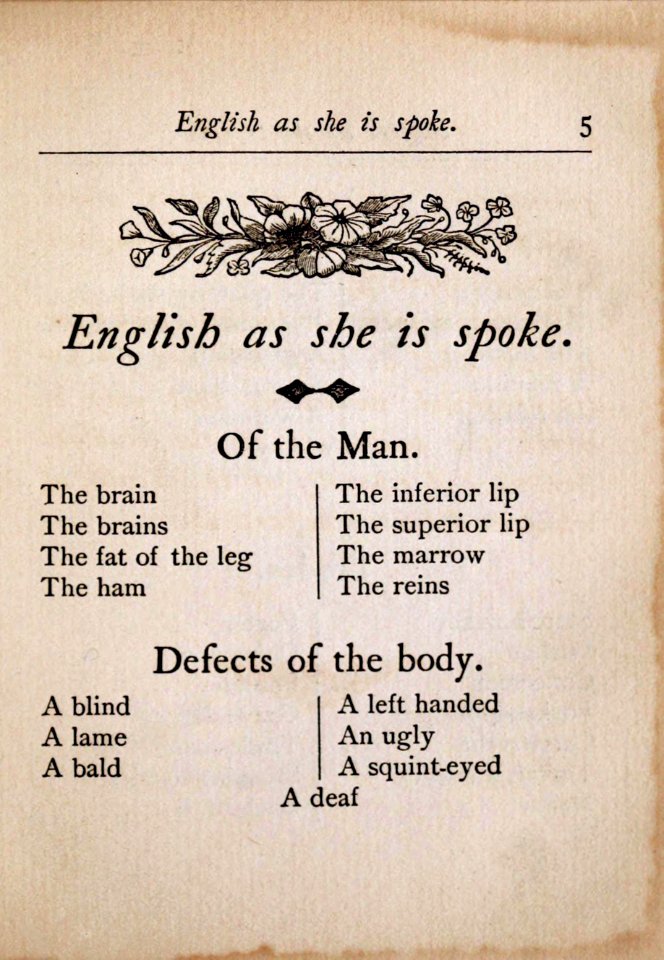 English As She Is Spoke Appleton p.5