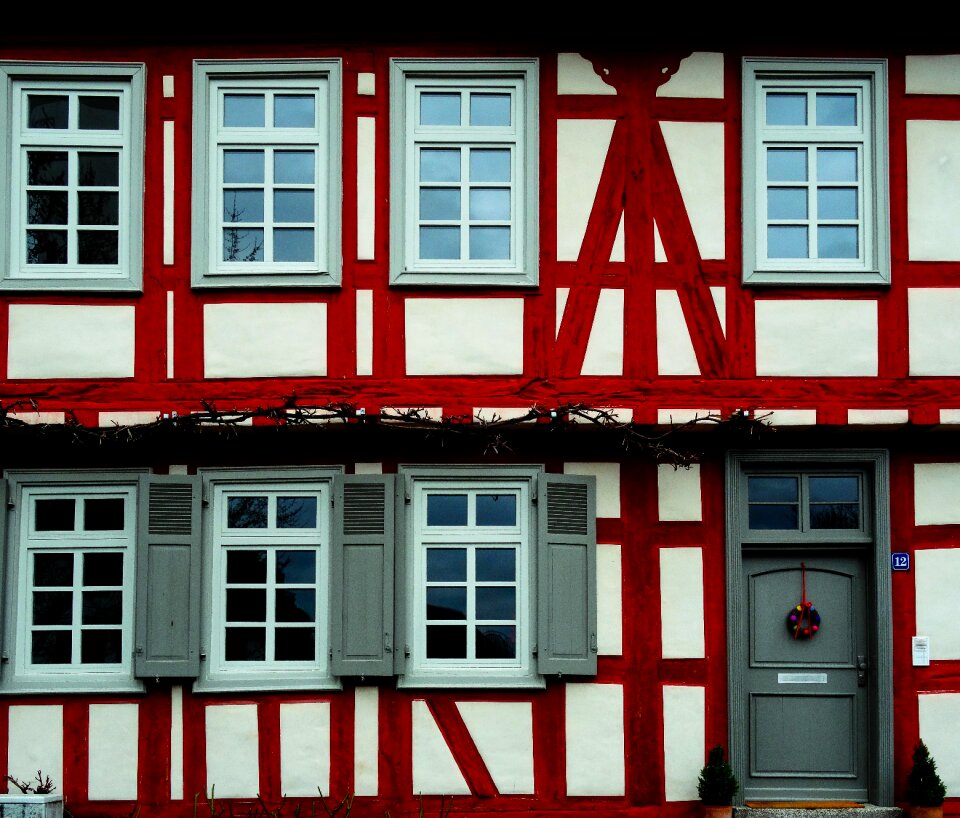 Building historic center architecture