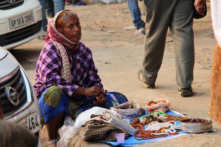 Old delhi poor photo