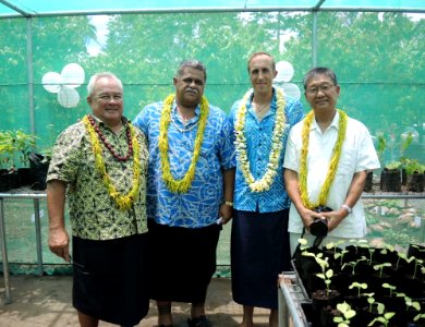 Enhance Climate Change Resilience of Food Production Systems in the Pacific Communities, Sapapalii, 16 October, 2014