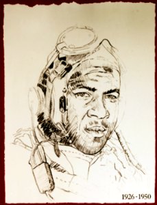 Ensign Jesse L. Brown, USN, in 1950 (NH 94599-KN)